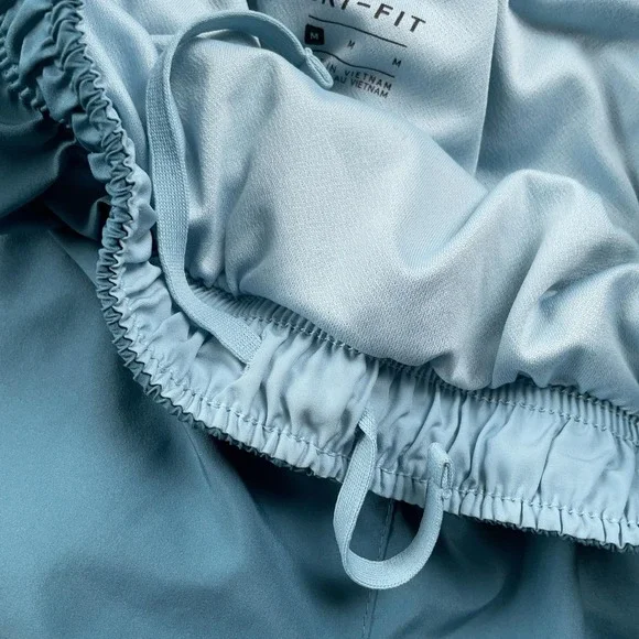 Nike Shorts Womens Medium Blue Dri-Fit Running Athletic Lined Drawstring Workout - Picture 5 of 7